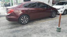 Red Honda Civic 2013 for sale in Quezon City