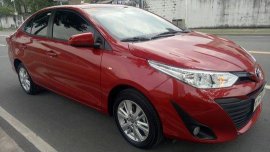 Red Toyota Vios 2018 at 5000 km for sale 