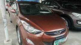 Brown Hyundai Elantra 2013 for sale in Las Pinas 
