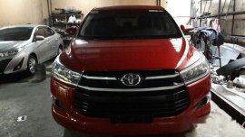 Red Toyota Innova 2017 for sale in Marikina