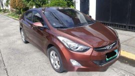 Sell Brown 2013 Hyundai Elantra Automatic Gasoline at 90000 km 
