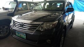 Grey Toyota Fortuner 2012 for sale in Las Pinas