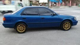 Selling Blue Toyota Corolla 2000 Manual Gasoline at 100000 km 