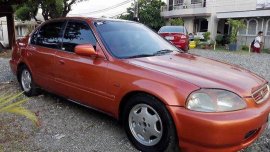 Sell Orange 1997 Honda Civic Automatic Gasoline at 84000 km 