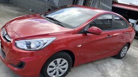 Red Hyundai Accent 2018 1.4 GL automatic 