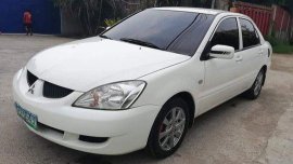 Selling White Mitsubishi Lancer 2007 in Cebu