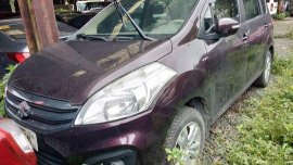 Red Suzuki Ertiga 2018 Manual Gasoline for sale 