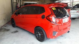 Red Honda Jazz 2015 Automatic Gasoline for sale 