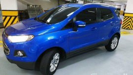 Selling Blue Ford Ecosport 2015 Automatic Gasoline at 16000 km