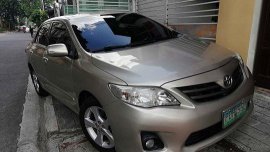 Sell Beige 2012 Toyota Corolla Altis at 75000 km 