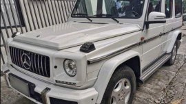 White Mercedes-Benz G-Class 1997 at 60000 km for sale 