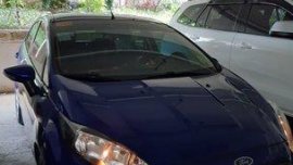 Blue Ford Fiesta 2014 Automatic Gasoline for sale