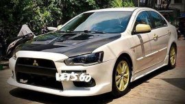 White Mitsubishi Lancer ex 2008 Manual Gasoline for sale 