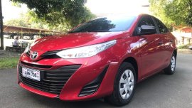 Red 2019 Toyota Vios 1.3J manual