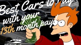 [Philkotse collection] 4 best cars to buy with your 13th month pay!