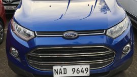 2017 Ford Ecosport Titanium Blue Automatic Rush Sale