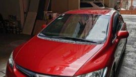 Red Honda Civic 2008 for sale in Quezon City