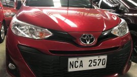 Red Toyota Yaris 2018 for sale in Quezon City 