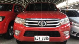 Red Toyota Hilux 2016 at 25000 km for sale