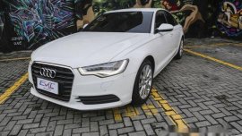 Selling White Audi A6 2012 at 28000 km