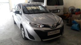 Silver Toyota Vios 2019 Automatic Gasoline for sale  