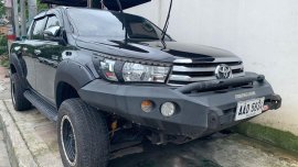 Black Toyota Hilux 2016 for sale in Quezon City