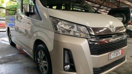 Pearlwhite Toyota Hiace 2019 for sale in Quezon City 