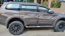 Sell Brown 2013 Mitsubishi Montero Sport Automatic Diesel 