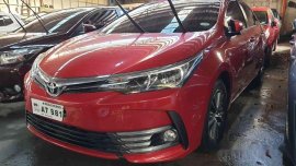 Selling Red Toyota Corolla Altis 2018 Manual Gasoline 