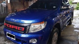 Sell Blue 2014 Ford Ranger at 99000 km 