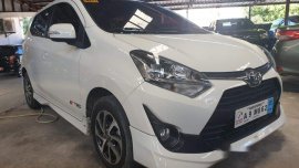 White Toyota Wigo 2019 Automatic Gasoline for sale 