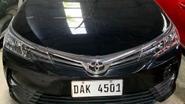 Black Toyota Corolla Altis 2018 for sale in Quezon City