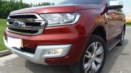 Red Ford Everest 2017 Automatic Diesel for sale 