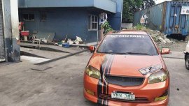 Orange Toyota Vios 2004 at 96000 km for sale