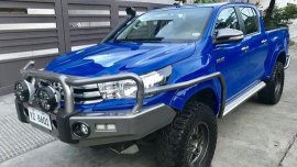 Sell Blue 2016 Toyota Hilux Automatic Diesel at 12000 km 