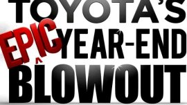 Drive home a Vios for free with Toyota's EPIC year-end blowout!