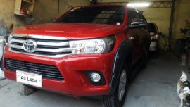 Red Toyota Hilux 2017 Automatic Diesel for sale