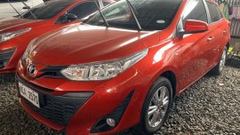 Red Toyota Yaris 2018 for sale in Quezon City