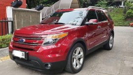 Selling Red Ford Explorer 2014 Automatic Gasoline 