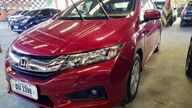 Red Honda City 2017 Automatic Gasoline for sale  