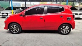 Selling Red Toyota Wigo 2018 Automatic Gasoline at 7000 km