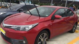 Sell Red 2017 Toyota Corolla altis Manual Gasoline at 17000 km