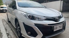 Selling Pearl White Toyota Vios 2019 in Quezon City 