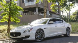 White Maserati Quattroporte 2014 for sale in Quezon City