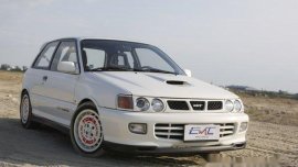 White Toyota Starlet 1997 for sale in Quezon City