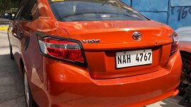 Orange Toyota Vios 2017 for sale in Makati
