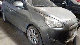 Selling Grey Mitsubishi Mirage 2015 in Quezon City