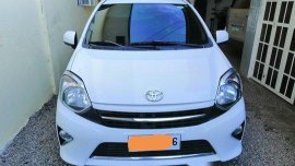 White Toyota Wigo 2014 for sale in San Pablo