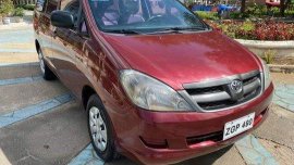 Red Toyota Innova 2007 for sale in Talisay
