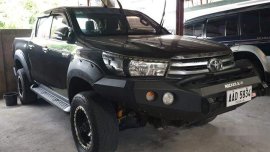 Sell Black 2016 Toyota Hilux in Quezon City 